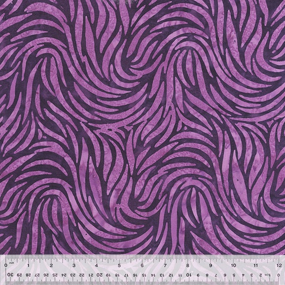 Splash Batiks Palm “Plum” - Sold by the Half Yard - QE6 Splash Anthology Fabrics - 432Q-2