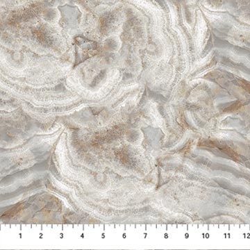 Warm Gray Marble 8 - Stonehenge Surfaces - Sold by the Half Yard - Northcott Fabrics - 25047-94