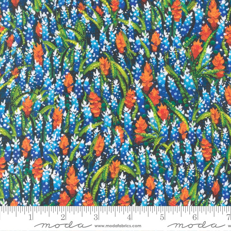 Enchanted Dreamscapes Wildflowers - Sold by the Half Yard - Ira Kennedy for Moda Fabrics - 100% Cotton - 51260 11