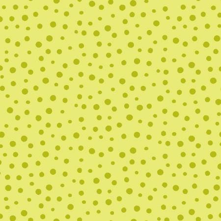 Irregular Dots Light Green- Sold By The Half Yard - 100% Cotton - Susybee Fabrics - SB20171-815