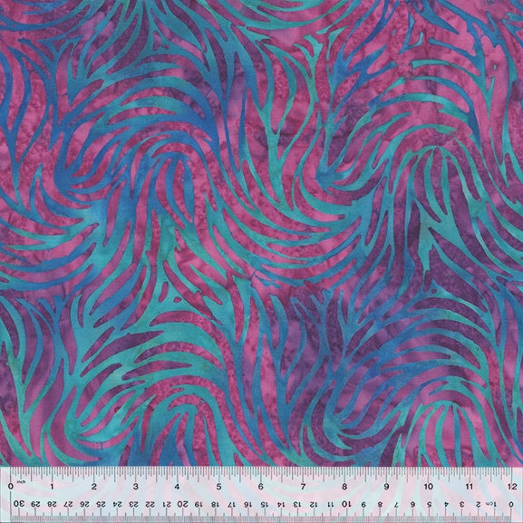 Splash Batiks Palm “Tropical” - Sold by the Half Yard - QE6 Splash Anthology Fabrics - 432Q-4