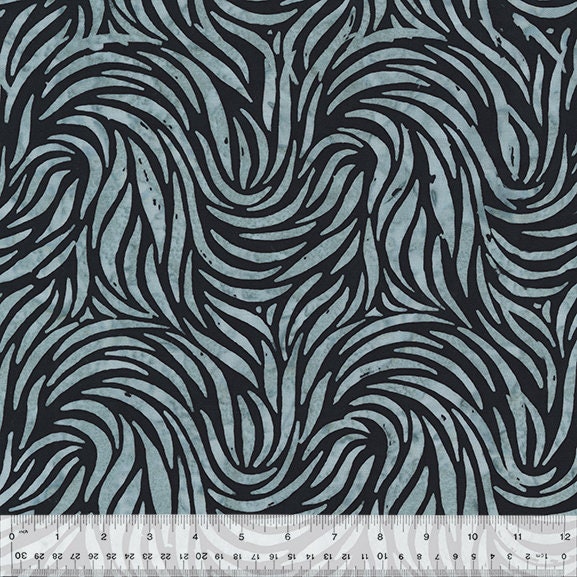 Splash Batiks Palm “Zebra” - Sold by the Half Yard - QE6 Splash Anthology Fabrics - 432Q-7