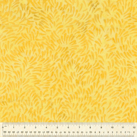 Splash Batiks Spritz “Butter” - Sold by the Half Yard - QE6 Splash Anthology Fabrics - 433Q-3