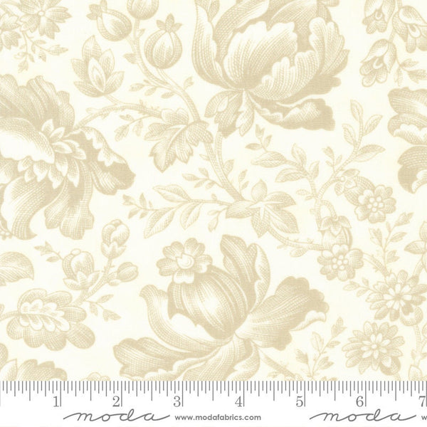 Floral Toile Cascade in Cloud - Sold by the Half Yard - 3 Sisters for Moda Fabrics - 44320 11