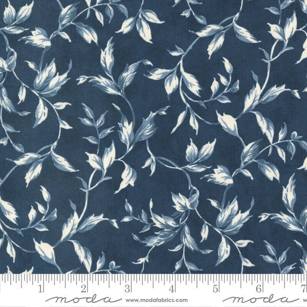 Serenity Leaf Blenders in Midnight - Sold by the Half Yard - Cascade - 3 Sisters for Moda Fabrics - 44324 15