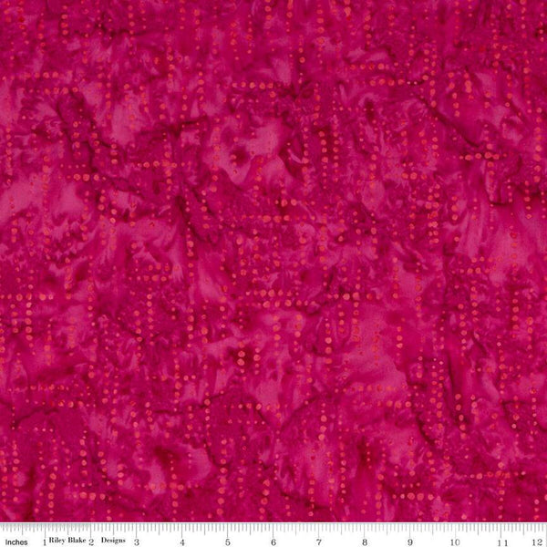 Batik Elementals Radish - Sold by the Half Yard - Expressions Batiks - Riley Blake Designs - BTHH517