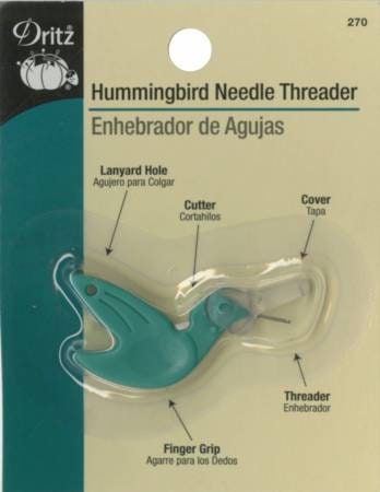 Hummingbird Needle Threader - Green Hummingbird - 207