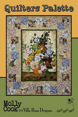 Quilters Palette Quilt Pattern - Panel Quilt Pattern - Postcard Pattern - Molly Cook - Villa Rosa Designs - VRDMC047