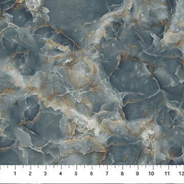 Prussian Marble 4 - Stonehenge Surfaces - Sold by the Half Yard - Northcott Fabrics - 25043-66