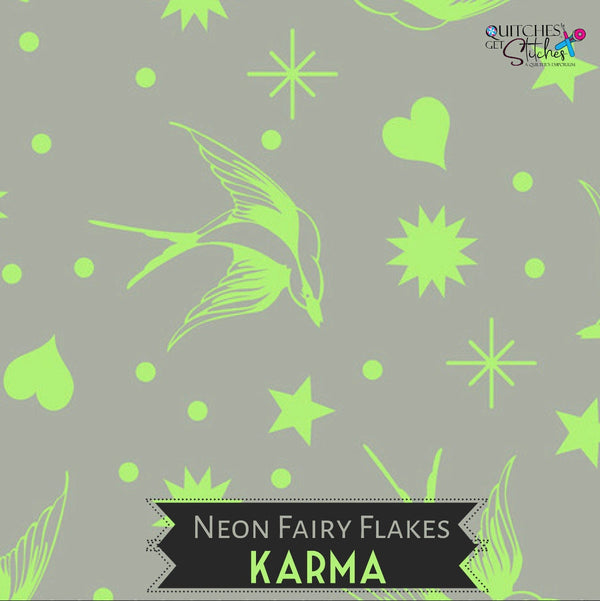 Fairy Flakes Karma - Sold by the Half Yard - 100% Cotton - Tula Pink for Free Spirit Fabrics - PWTP157.KARMA