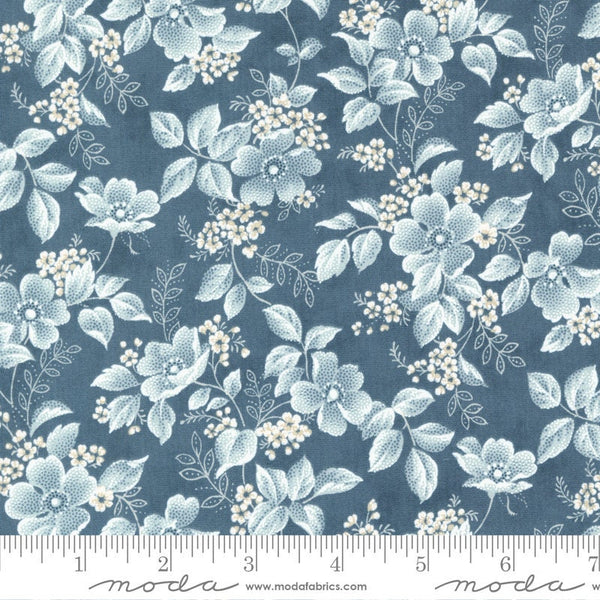 Delicate Blossoms Cascade in Dusk - Sold by the Half Yard - 3 Sisters for Moda Fabrics - 44321 14