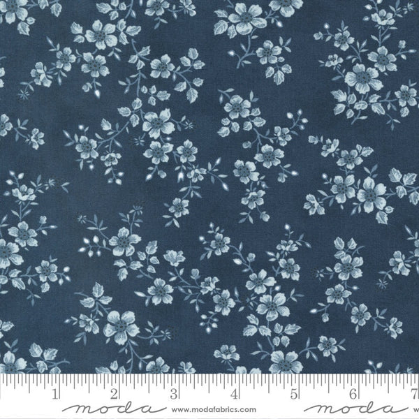 Garden Blooms in Midnight - Sold by the Half Yard - Cascade - 3 Sisters for Moda Fabrics - 44322 15