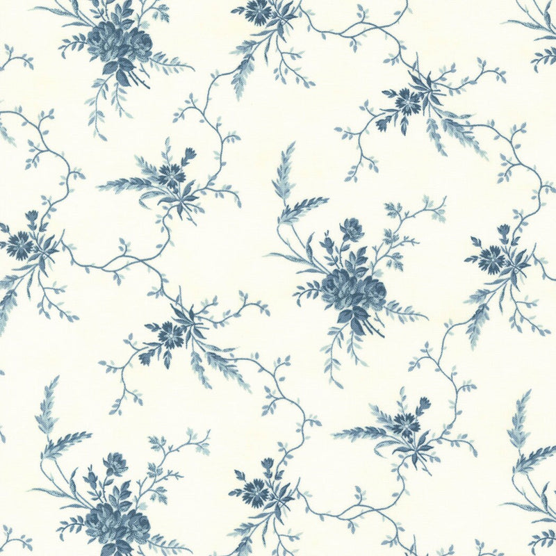Budding Vines in Cloud - Sold by the Half Yard - Cascade - 3 Sisters for Moda Fabrics - 44323 11