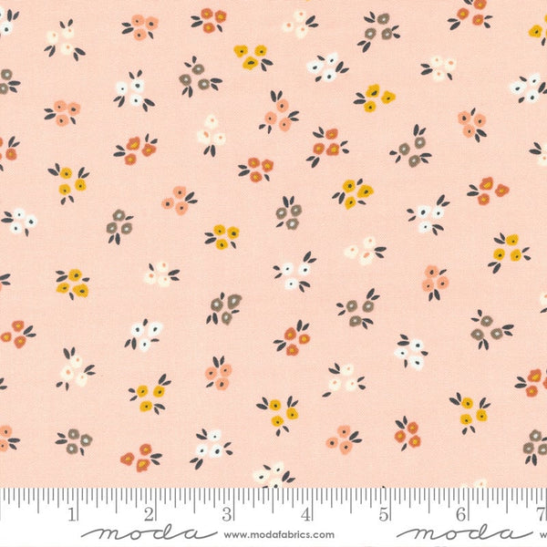 Sweet Ditsy Florals in Carnation - Sold by the Half Yard - Dawn on the Prairie - Fancy That Design House for Moda - 45573 22