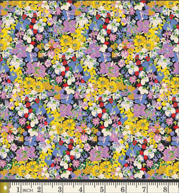 Blooming Hills in Winter - Sold by the Half Yard - Charlotte by Bari J - Art Gallery Fabrics - 100% Cotton - CTT36702