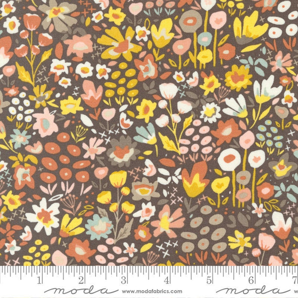 Meadow Walk Florals in Mud Pie - Sold by the Half Yard - Dawn on the Prairie - Fancy That Design House for Moda - 45572 15