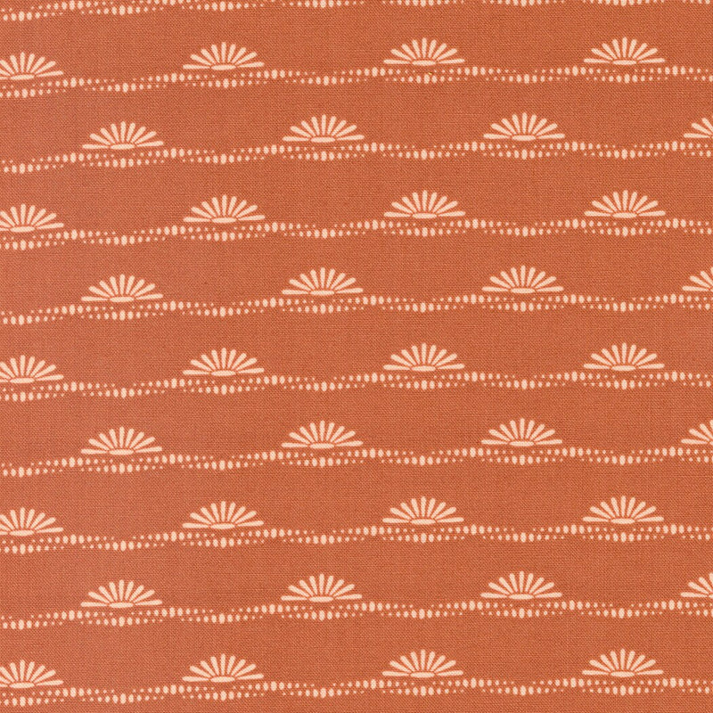 Prairie Sun Stripes in Pumpkin Pie - Sold by the Half Yard - Dawn on the Prairie - Fancy That Design House for Moda - 45576 23