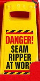 Quilter Warning Signs - Funny Gift for Quilter