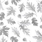 Falling Leaves Flannel White - Fletcher by Whistler Studios - Sold by the Half Yard - 2-ply Flannel - Windham Fabrics - 53696F-1