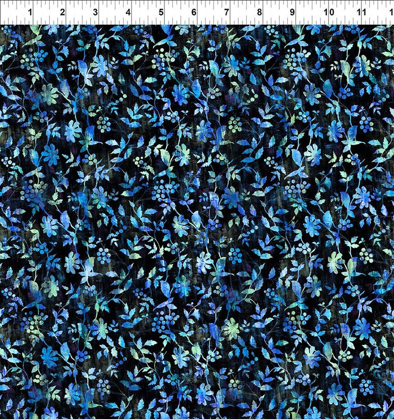 Blue Halcyon II Kaleidoscope Quilt Kit by Jason Yenter for In The Beginning fabrics - 64" x 86.5"