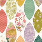 Petal Cheater Cloth - Sold by the Half Yard - In the Garden by Jennifer Moore - Windham Fabrics - 53683D-X