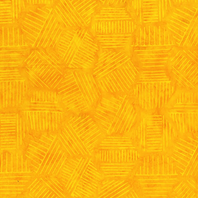 Sunglow Hexies Batik - Sold by the Half Yard - Banyan Batiks - 81700-53