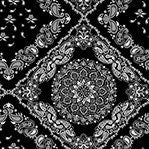 Black Bandana Flannel - Fletcher by Whistler Studios - Sold by the Half Yard - 2-ply Flannel - Windham Fabrics - 53692F-2