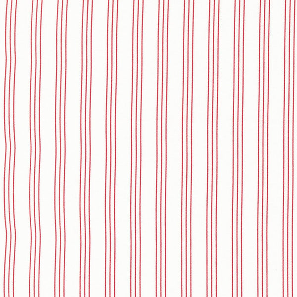 Lighthearted Red Stripe on Cream - Sold by the Half Yard - Lighthearted - Camille Roskelley for Moda Fabrics - 55296 11