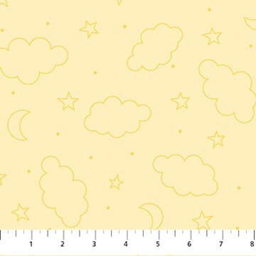 Yellow Dreamtime Minky - Sold by the Half Yard - Dreamtime by Patrick Lose Studios - Northcott Fabrics - MK10386-50
