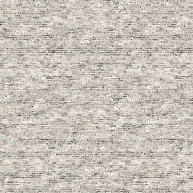 Gray Brick Fabric - Sold by the Half Yard - Naturescapes by Northcott Fabrics - 25504-92