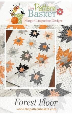 Forest Floor Quilt Pattern - Maple Leaf Quilt - The Pattern Basket - Paper Pattern - 54 x 65 - TPB2204