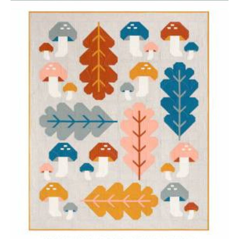 Forest Fungi Quilt Pattern - Pen & Paper Patterns - Two Sizes - PPP35