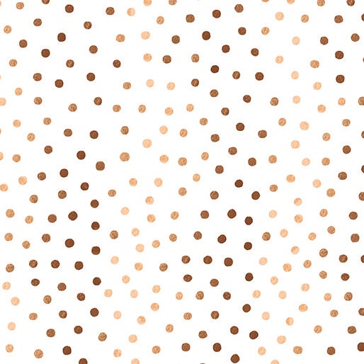 Tutu Cute Dots on White - Sold by the Half Yard - Tutu Cute by Nicole DeCamp for Benartex - 14139-09