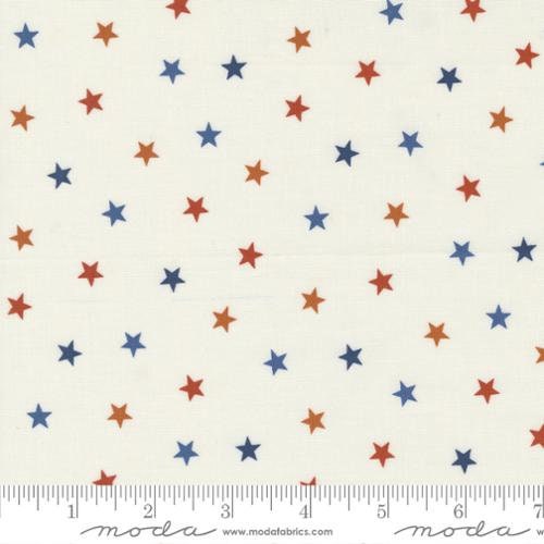 Sparse Stars Cream/Multi - Sold By the Half Yard - Sunrise Side by Minnick & Simpson for Moda Fabrics - 14964 11