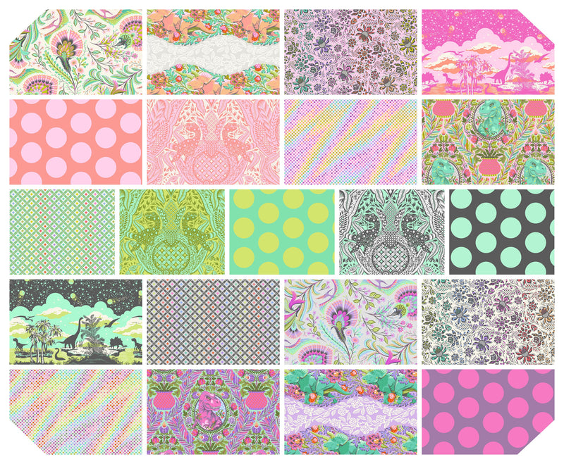 Dinosaur Eggs in Mint PREORDER - Sold by the Half Yard - Roar Tula Pink - Ship Date April 2024 - Free Spirit - PWTP230.MINT