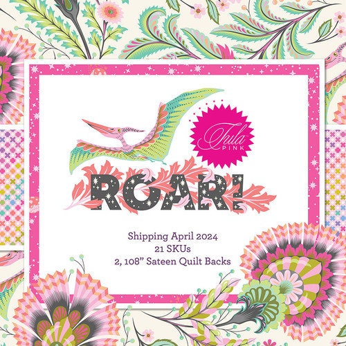 The Big Bang Quilt Kit featuring Tula Pink Roar! PREORDER - Designed by Stacey Day - April 2024 ship date