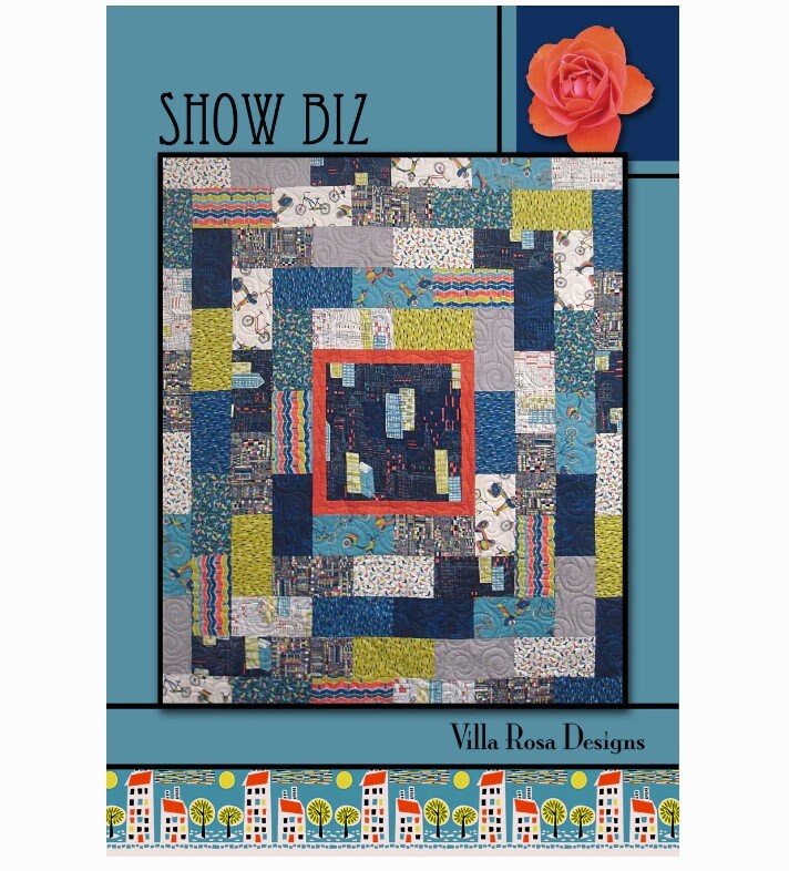 Show Biz Quilt Pattern - Postcard Pattern - Pat Fryer - Villa Rosa Designs - Layer Cake Quilt Pattern - VRD353775