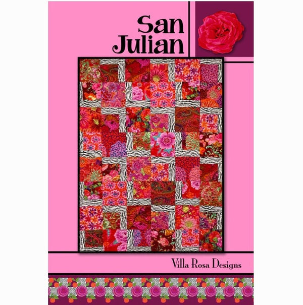 San Julian Quilt Pattern - Postcard Pattern - Villa Rosa Designs - Fat Quarter Quilt Pattern - VRDRC237
