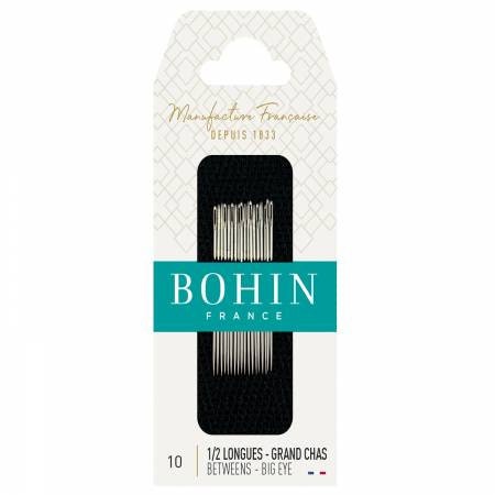 Bohin Between / Quilting Big Eye Needles Size 10 - 00323