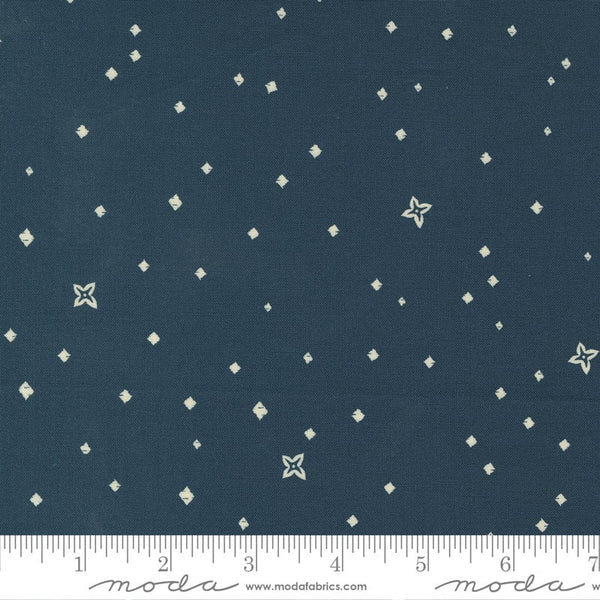 Cadence Twinkle Navy - Sold by the Half Yard - Crystal Manning for Moda Fabrics - 11916-21