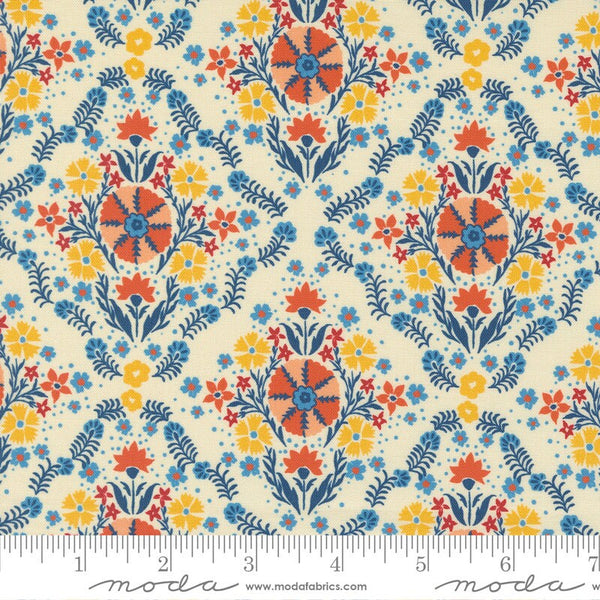 Cadence Jasmine Cream - Sold by the Half Yard - Crystal Manning for Moda Fabrics - 11913-11