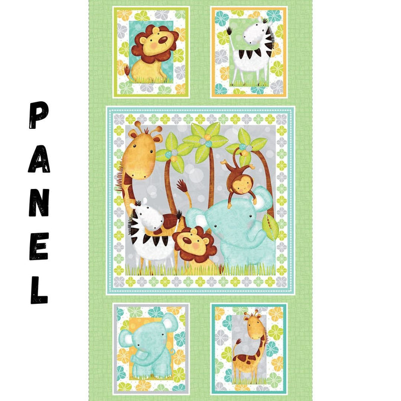 Sweet Safari Panel 24" x 44" - Victoria Hutto for StudioE - 7244P-16