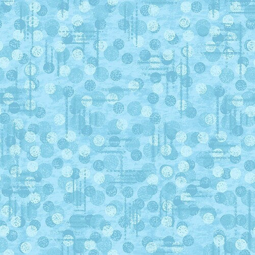 Jot Dot Light Blue - Sold by the Half Yard - Blank Quilting - 9570-11