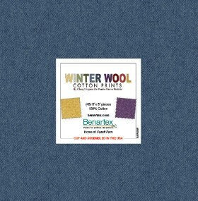 Winter Wool 5 x 5 Pack - 45 pcs - 100% Cotton - Cheryl Haynes for Benartex - WNTW5PK