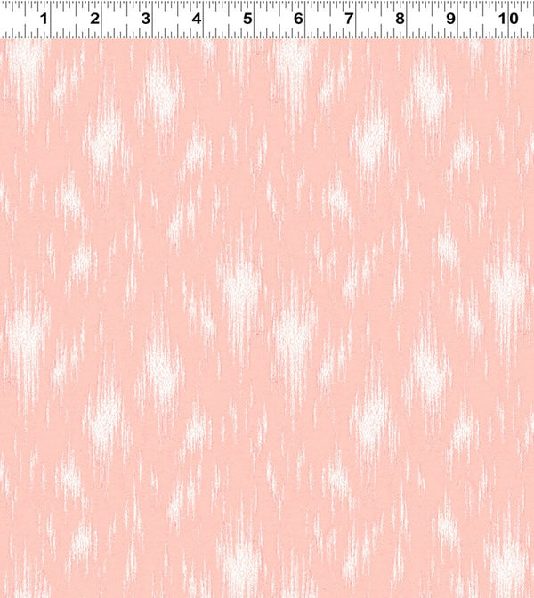 Mylah's Garden Texture Light Coral - Sold by the Half Yard - Clothworks - Y3949-38