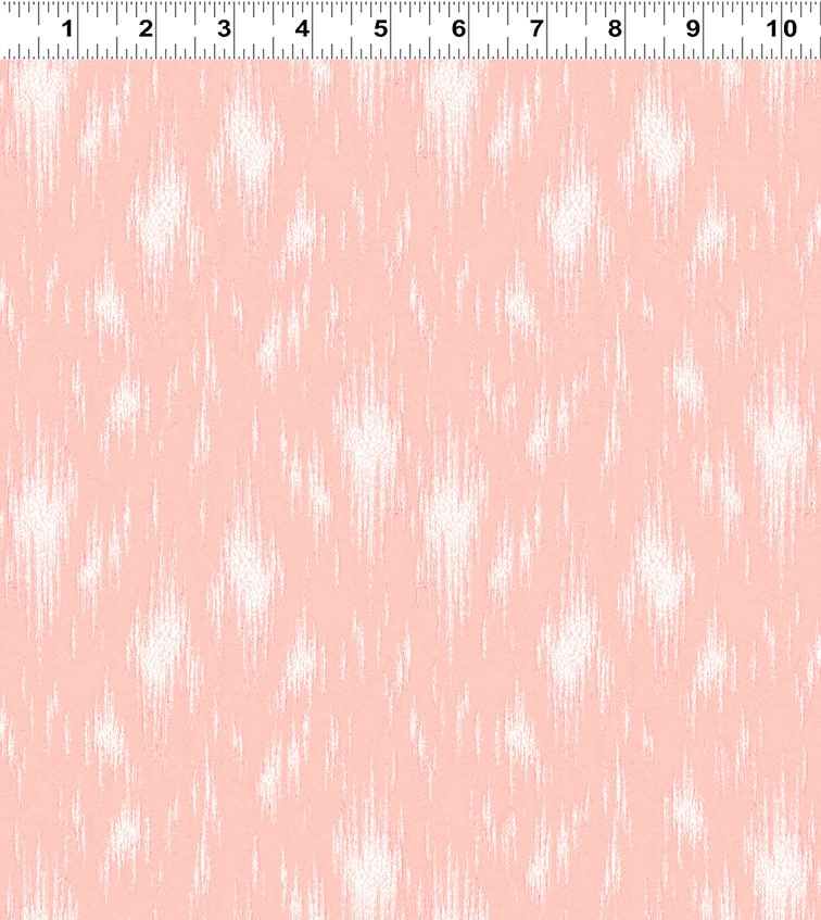 Mylah's Garden Texture Light Coral - Sold by the Half Yard - Clothworks - Y3949-38