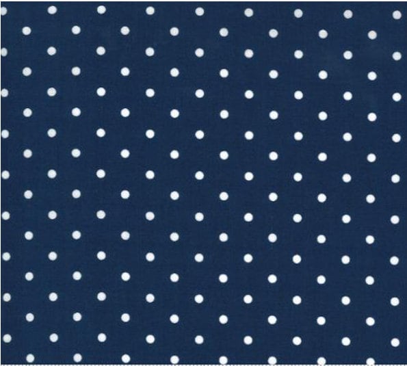 Snow Dots Winter Blue - Priced by the Half Yard - Crystal Lane by Bunny Hill Designs for Moda Fabrics - 2987 18