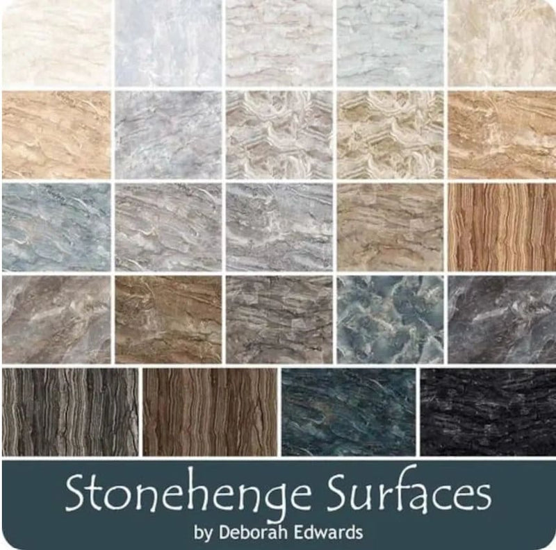 Stonehenge Surfaces Layer Cake - 42 pcs - Northcott Fabrics - FQSURFACE42-10
