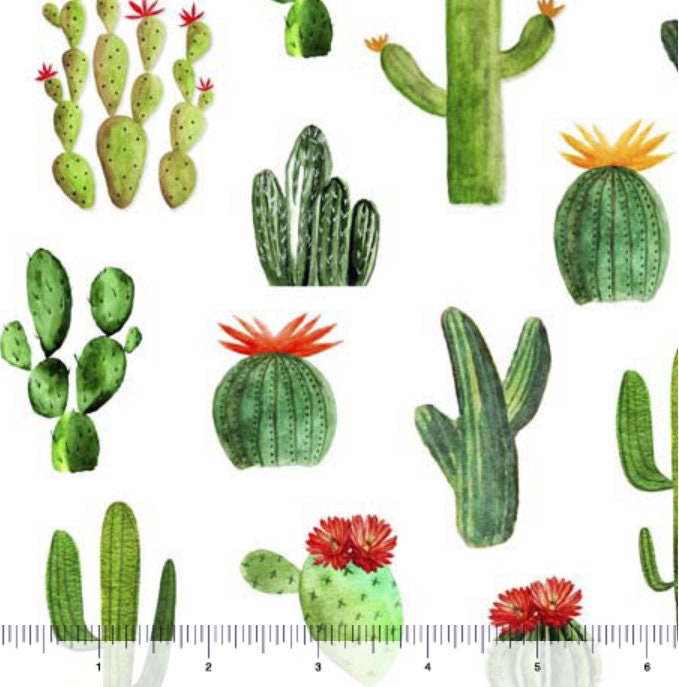 Cactus White - Priced by the Half Yard - Cowboy Up by Morris Creative Group for QT Fabrics - 29848