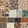 Time Travel Gears - Priced by the Half Yard - Urban Essence Designs for Blank Quilting - 3013-44 Gold